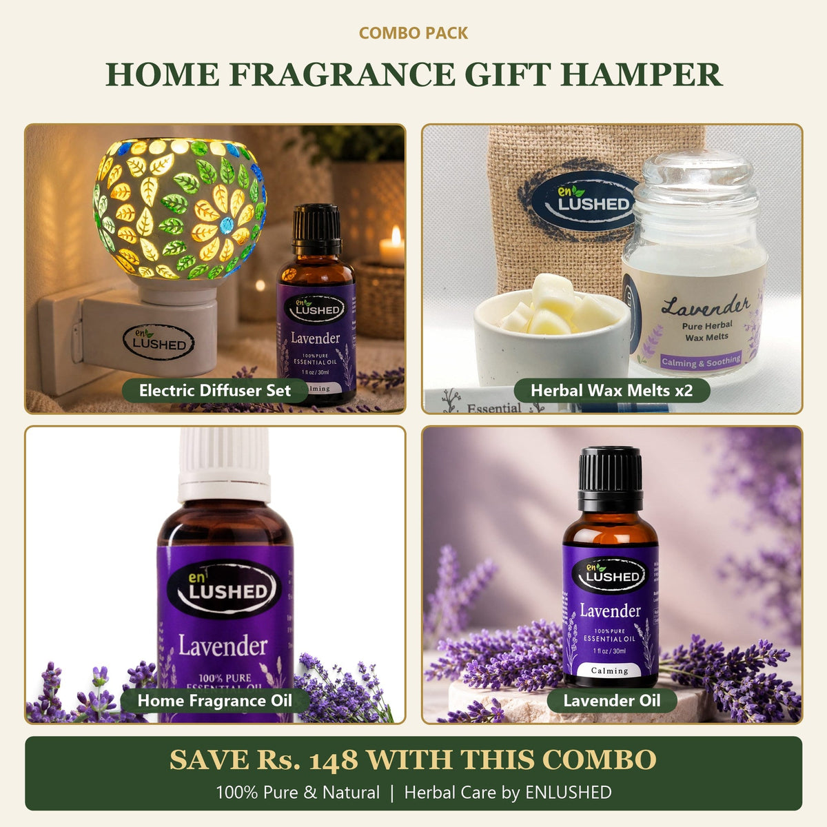 ENLUSHED home fragrance Diwali gift hamper