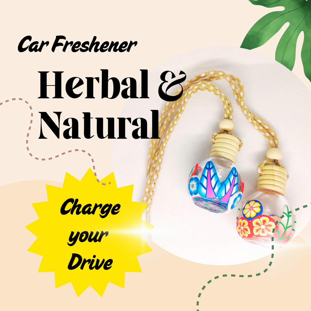 Hanging Pod Herbal Car | Home Freshener| Rose Rush
