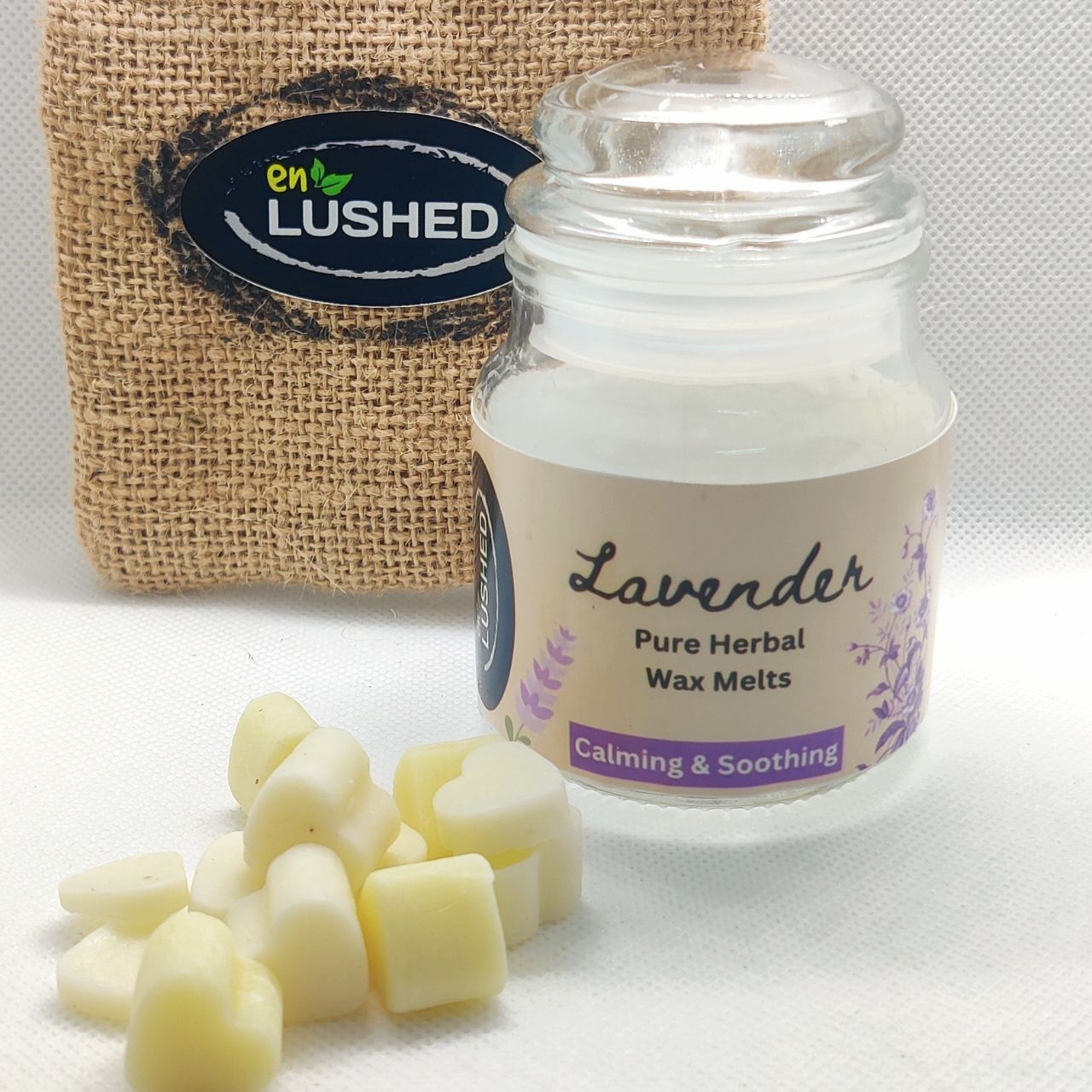 Herbal Wax Melts with Electric Diffuser Infused with Pure Essential Oils | No Synthetic Fragrance | Calming & Relaxing | Improve Sleep | Uplifts Mood | 100% Organic & Pure (Pack of 1)