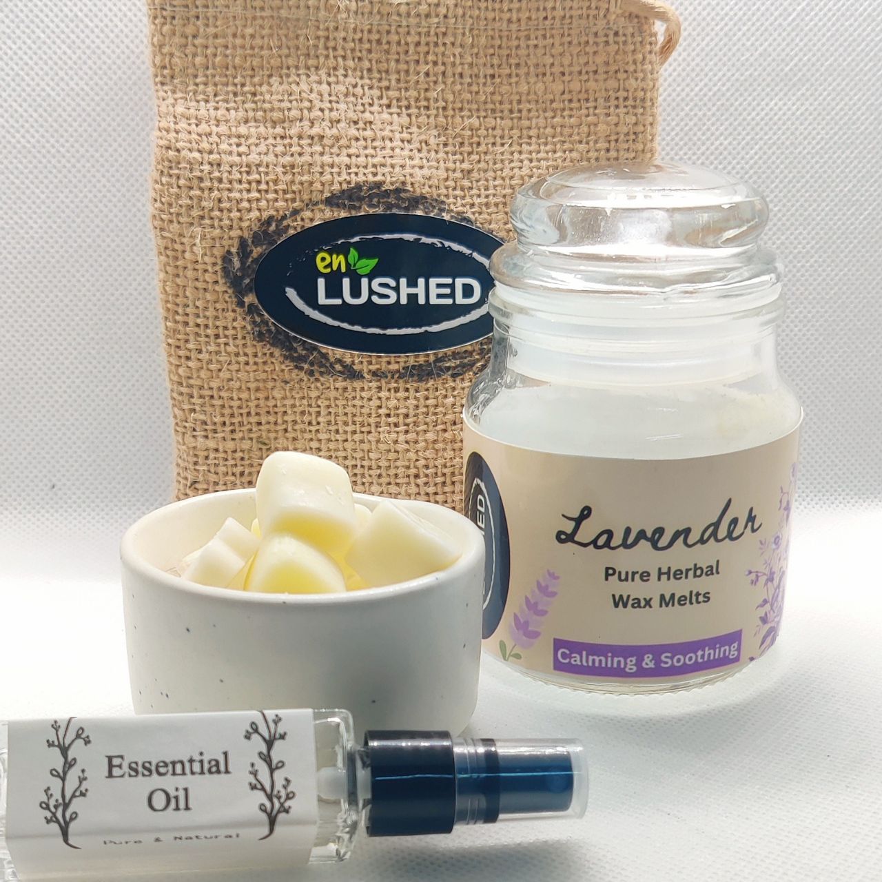 Herbal Wax Melts Infused with Pure Essential Oils | No Synthetic Fragrance | Calming & Relaxing | Improve Sleep | Uplifts Mood