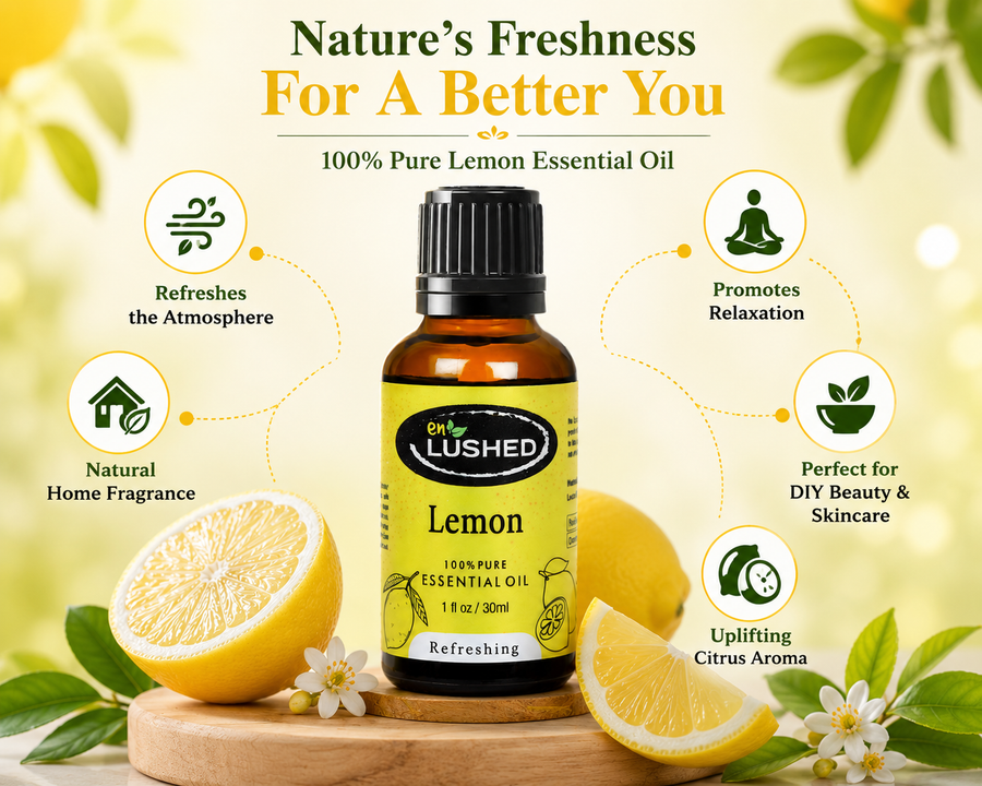 Enlushed Pure Lemon Essential Oil