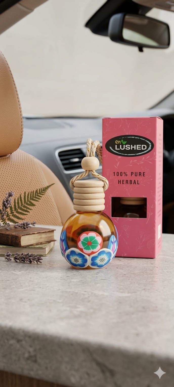 Hanging Pod Herbal Car | Home Freshener| Rose Rush