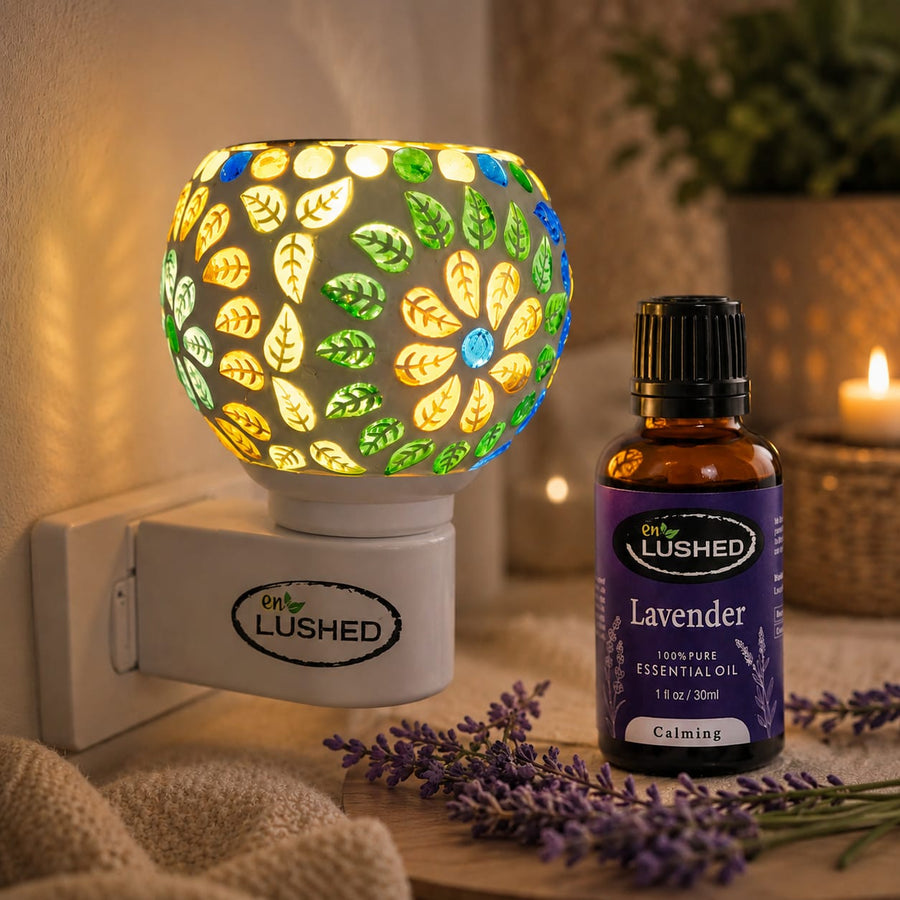 Electric Aroma Oil Diffuser Set with Premium Essential oil