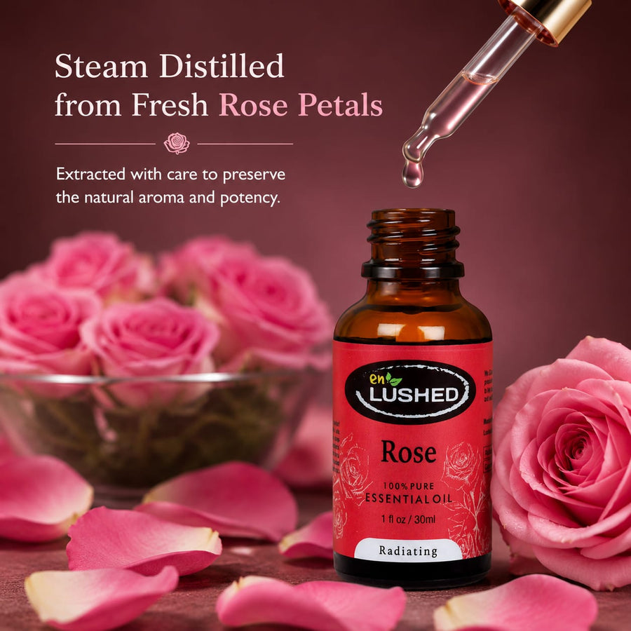 Rose Essential Oil for Aromatherapy