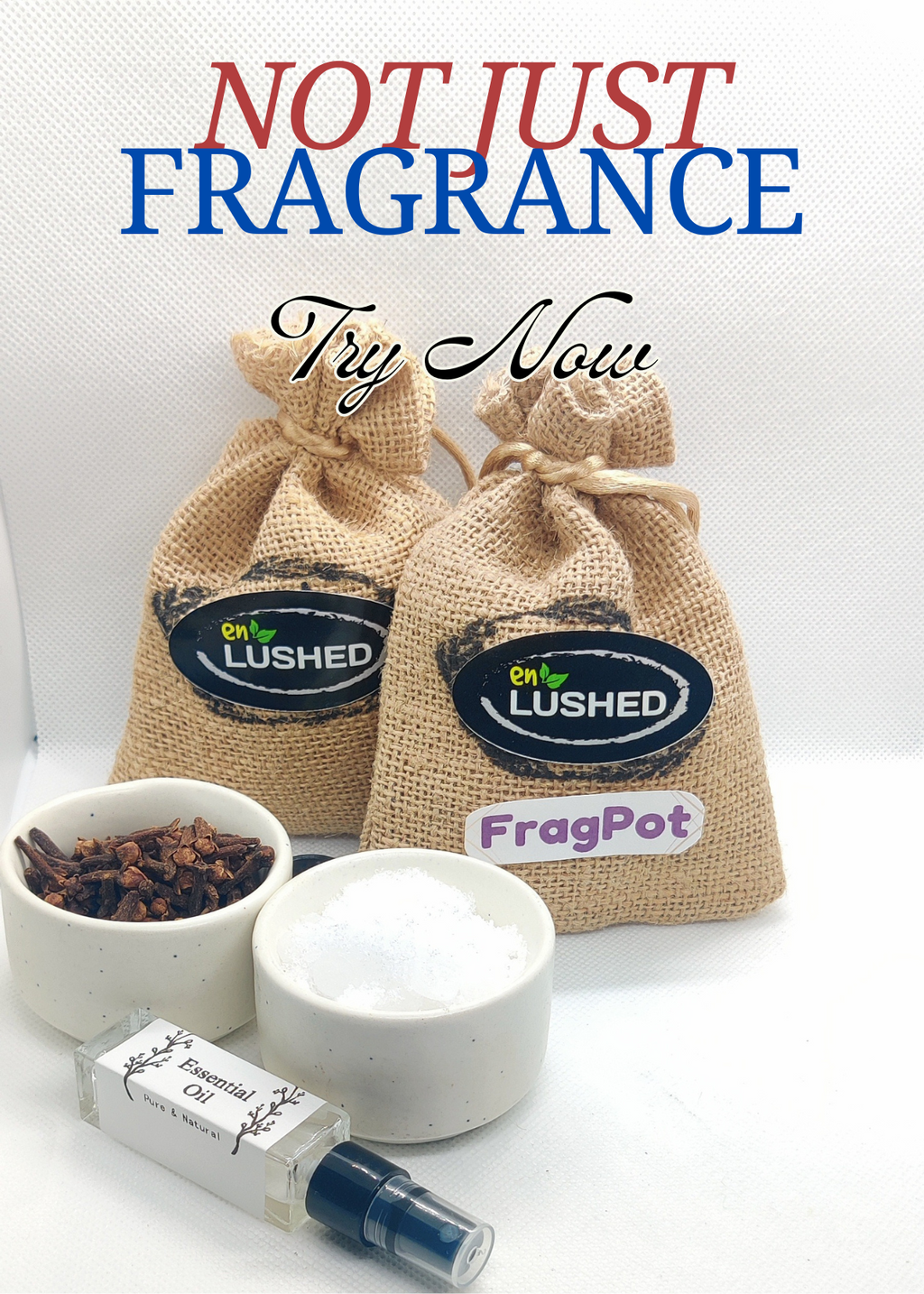 Fragpot Freshener Wardrobe|Toilet|Home with Camphor & Clove, Ultimate Freshness & Protection from Foul Smell & infestation