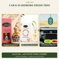 ENLUSHED Car and Wardrobe Fresh Trio: hanging pod, wax air freshener and hanging gel freshener