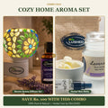 ENLUSHED Cozy Home Aroma Set with electric aroma diffuser set and herbal wax melts
