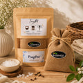 Fragpot Herbal Freshener camphor and clove pouch with burlap sachet