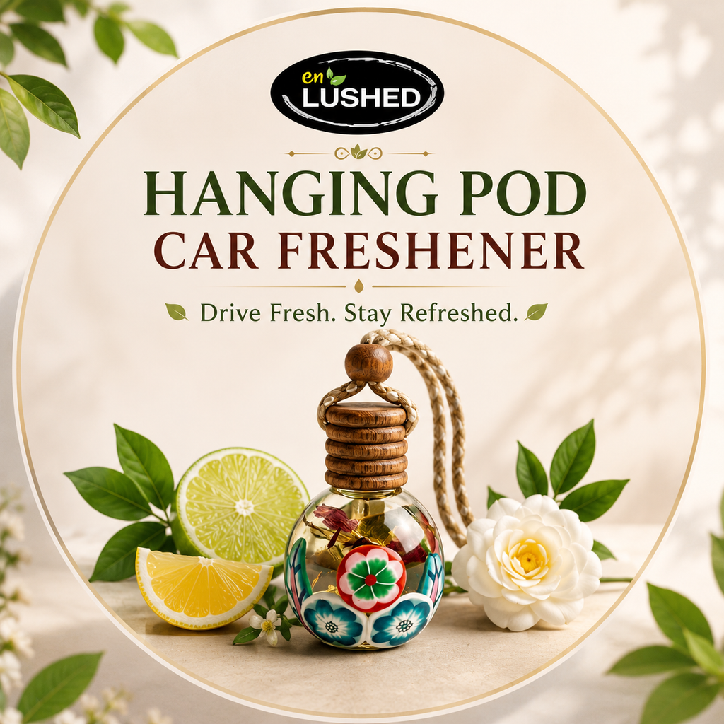 Hanging pod freshener multiple fragrances - citrus lemon blast