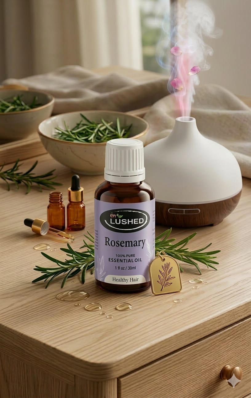 Healthy Hair Pure Rosemary Essential Oil for Hair and Scalp | Aromatherapy