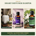ENLUSHED Smart Diffuser Hamper with Bluetooth diffuser, lavender oil and eucalyptus oil