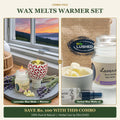 ENLUSHED Wax Melts Warmer Set with lavender wax melts electric diffuser and herbal wax melts refills